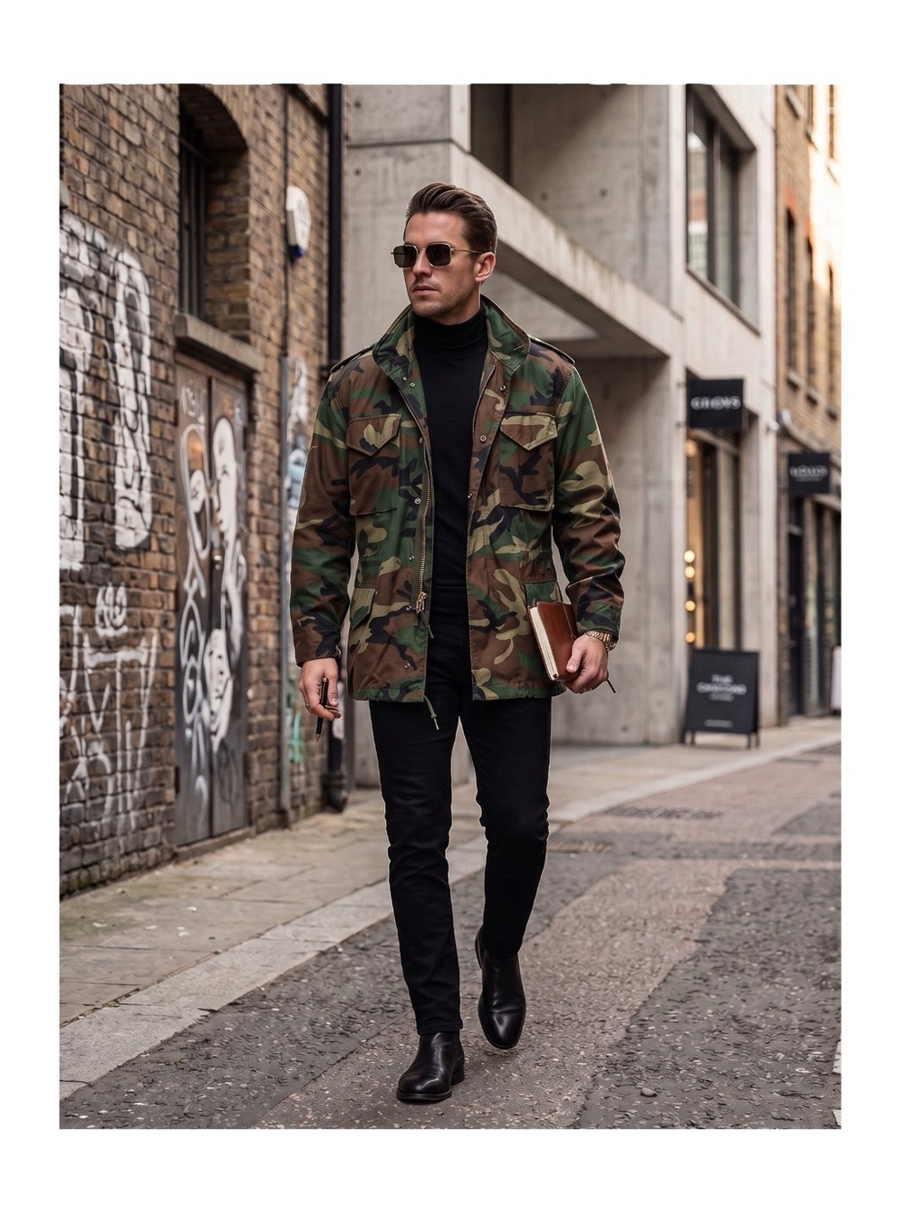 Vintage: Golden Mfg ☮︎︎ Military M65 Field Chore Jacket ☮︎︎ Army Camo Green ☮︎︎ - Picture 1 of 16